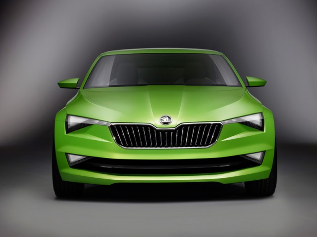 Skoda reveals VisionC concept. Image by Skoda.