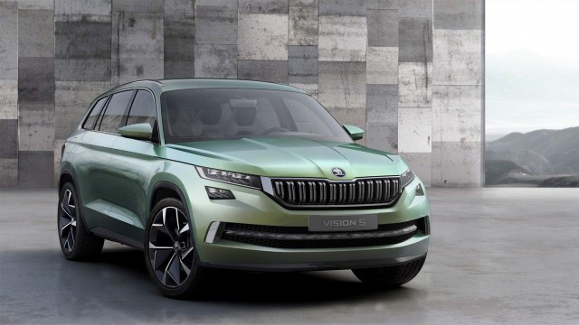 VisionS shows off future Skoda SUV. Image by Skoda.