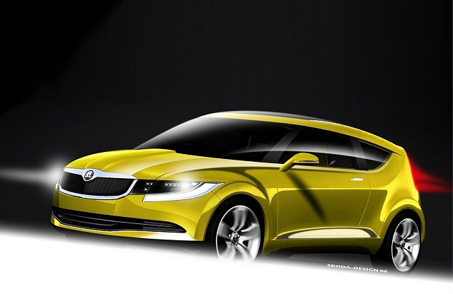 Skoda shows another stylish concept car. Image by Skoda.