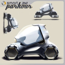 2011 Smart 341 Parkour concept. Image by smart.