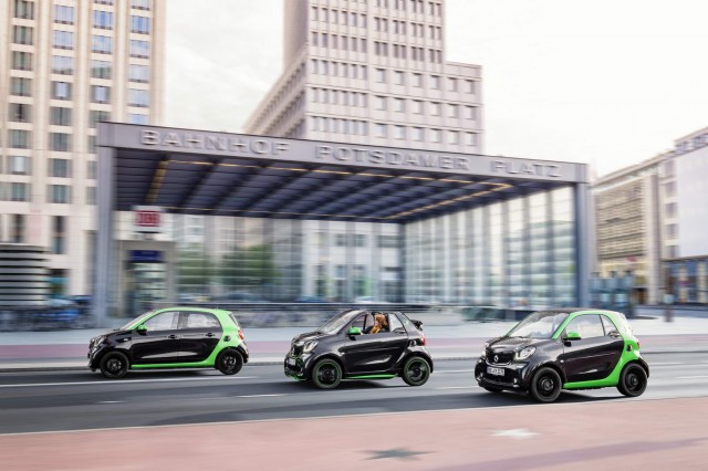 Smart reveals new Electric Drive models. Image by Smart.