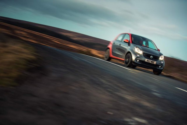 First UK drive: Smart Forfour 71hp. Image by Richard Pardon.