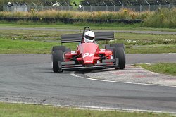 John Leinster climbs the Kirkistown kerbs. Image by Steve Wilkinson.