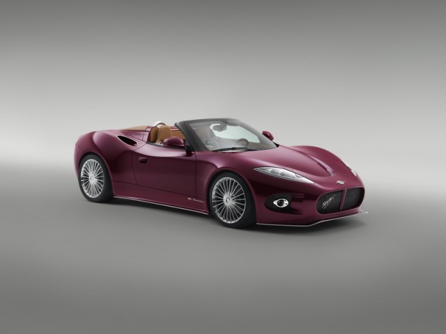 Spyker B6 Spyder revealed. Image by Spyker.