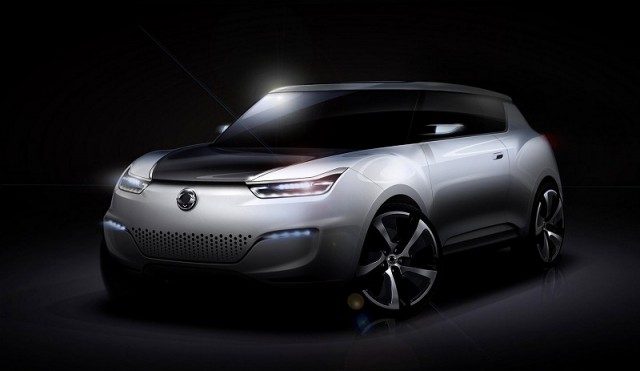 SsangYong unveils electric concept. Image by SsangYong.