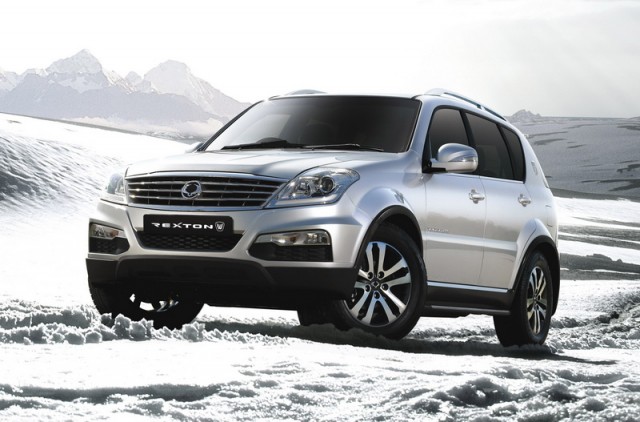 New look for SsangYong Rexton. Image by SsangYong.