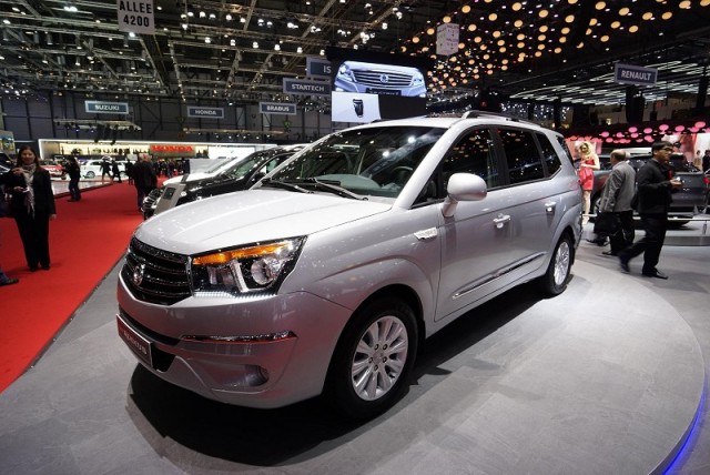 Geneva: SsangYong Rodius redesign. Image by Newspress.