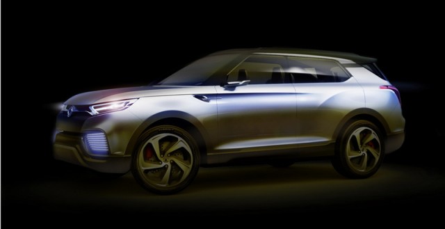 SsangYong XLV Concept headed to Geneva. Image by SsangYong.