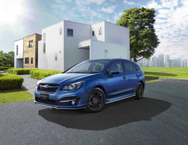 Subaru implants hybrid gear into Impreza. Image by Subaru.