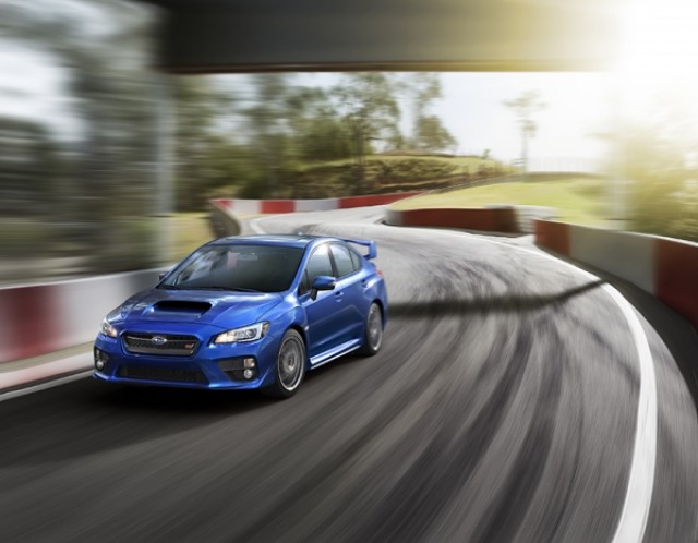 Subaru WRX STI is back in Britain. Image by Subaru.