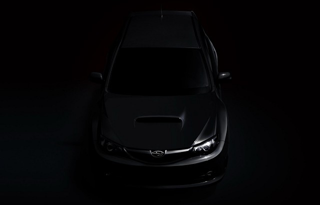 New Impreza STI breaks cover...almost. Image by Subaru.