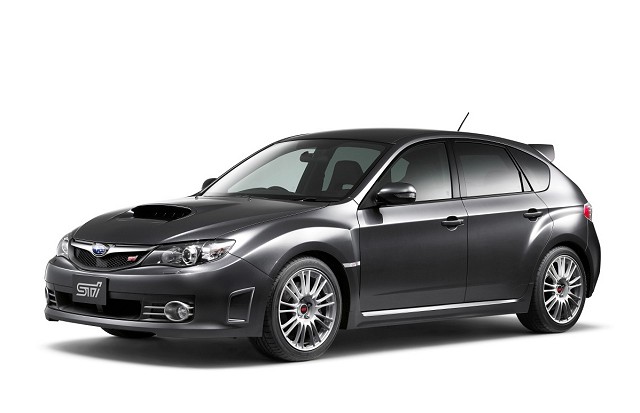 Impreza WRX STI breaks full cover. Image by Subaru.