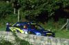 Richard Burns in Corsica 2001. Photograph by Subaru. Click here for a larger image.
