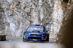 Tommi Makinen, Subaru Impreza WRC 2002. Image by Subaru. Click here for a larger image.