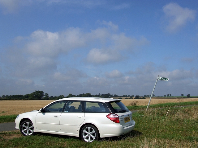 Subaru leaves a Legacy. Image by Dave Jenkins.