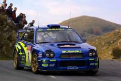 Petter Solberg managed ninth place in the Subaru. Picture by Subaru.