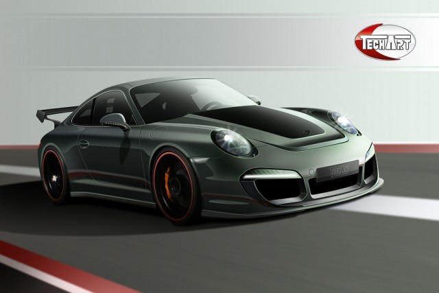 TechArt individualisation package for new 911. Image by TechArt.