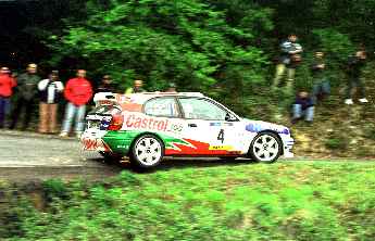 Didier Auriol drove superbly to 2nd overall - increasing Toyota's lead in the championship