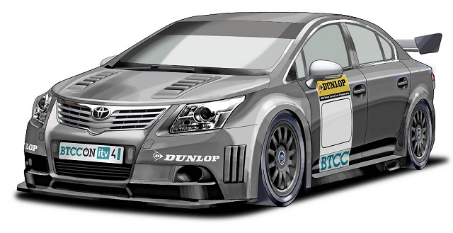 Toyota Avensis gets BTCC-ed. Image by Toyota.