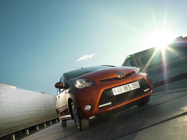 Aygo is hot or cold. Image by Toyota.