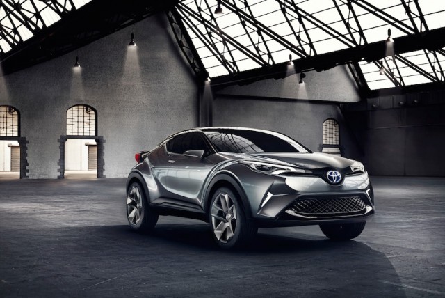 C-HR concept will become Toyota's Qashqai. Image by Toyota.