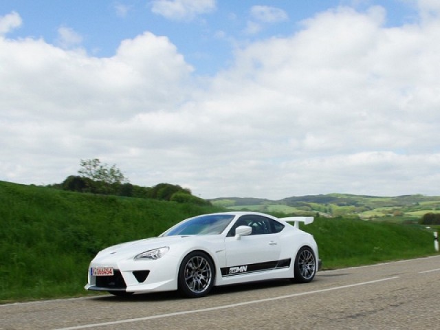 320hp Toyota GT86 on the road. Image by Gazoo Racing.