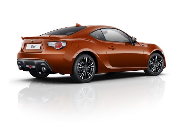 Updated Toyota GT86 range. Image by Toyota.