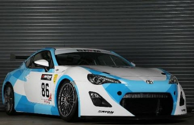 GT86 GT4 racer completed. Image by Toyota.