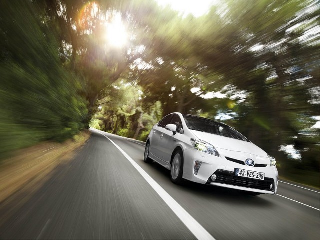 Prius gets a facelift for 2012. Image by Toyota.
