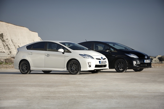 Special Prius celebrates 10th birthday. Image by Toyota.