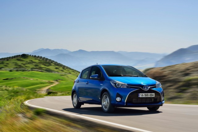 First drive: Toyota Yaris Hybrid. Image by Toyota.