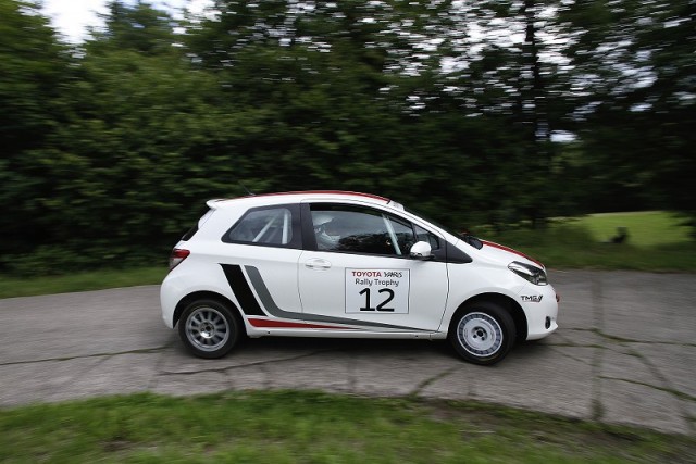Toyota Yaris goes rallying. Image by Toyota.