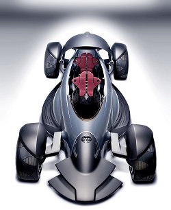 2004 Toyota Motor Triathlon Race Car concept. Image by Toyota.