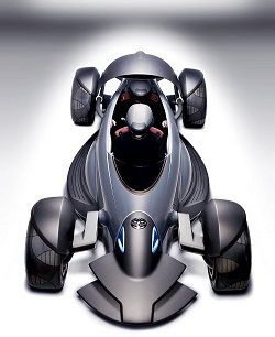 2004 Toyota Motor Triathlon Race Car concept. Image by Toyota. Click here for a larger image. 2004 Toyota Motor Triathlon Race Car concept. Image by Toyota.