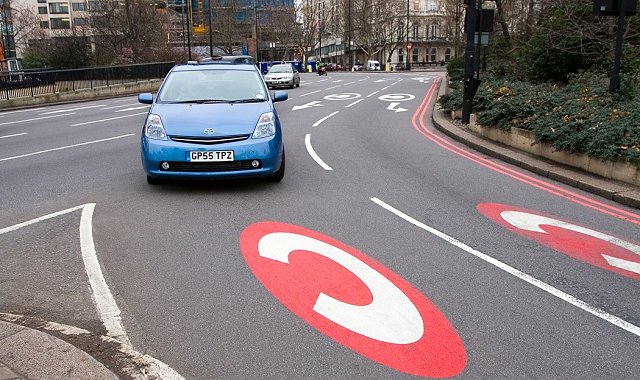 London congestion charge changes. Image by Toyota.