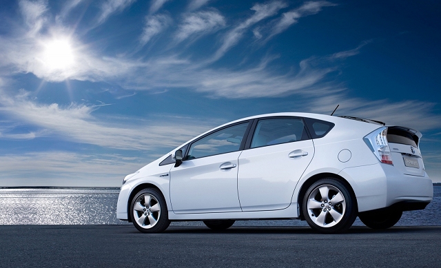 Prius gets aggressive. Image by Toyota.