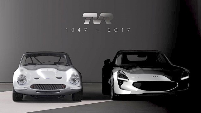 TVRs sneak peek at new sports car. Image by TVR.