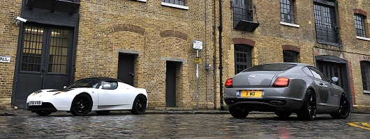Tesla Roadster Sport Vs Bentley Continental Supersports
