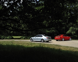 2009 Jaguar XFR vs BMW M5. Image by Max Earey.