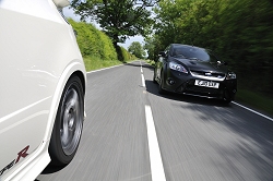 2010 Ford Focus RS500 vs. Honda Civic Type R Mugen 200. Image by Max Earey.