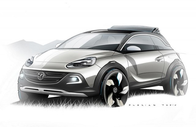 Vauxhall's mini-crossover concept. Image by Vauxhall.