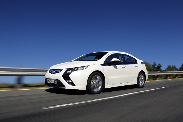 First Drive: Vauxhall Ampera. Image by Vauxhall.