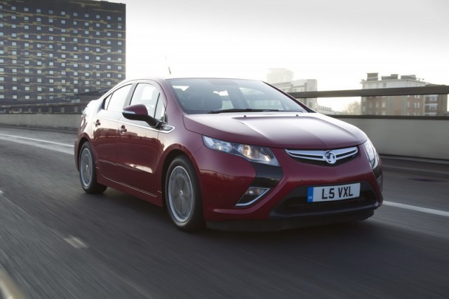 Vauxhall Ampera gets cheaper. Image by Vauxhall.