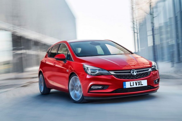Vauxhall revs up Astra Mk7. Image by Vauxhall.