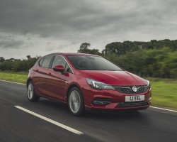 Vauxhall Astra midlife update test. Image by Vauxhall.
