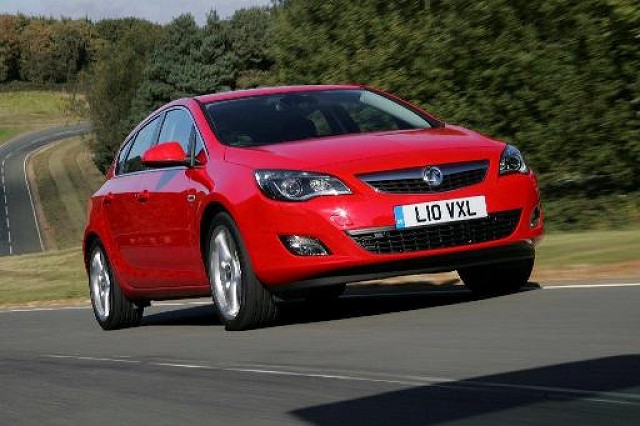 Vauxhall Astra hits 99g/km. Image by Vauxhall.