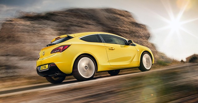 Astra GTC for Goodwood launch. Image by Vauxhall.