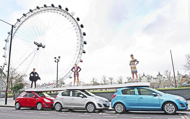 Vauxhall unveils its 'Carwalk'. Image by Vauxhall.