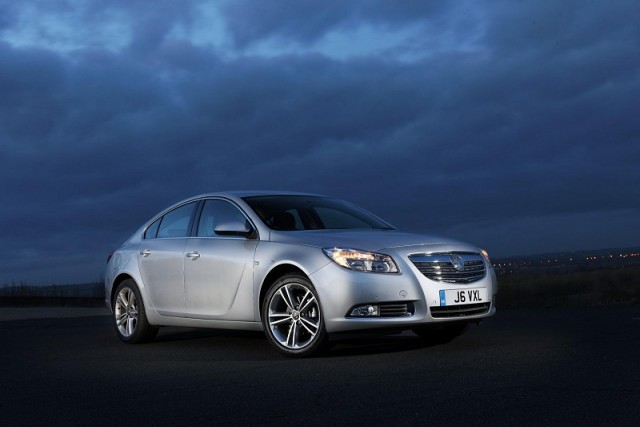 Insignia diesel gets a second turbo. Image by Vauxhall.