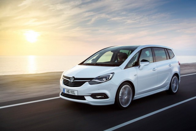 Vauxhall Zafira Tourer gets Astra's face. Image by Vauxhall.